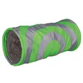 Nylontunnel für Kleintiere 15 x 35 cm grau/grün