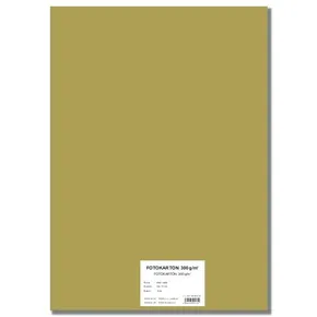Barevný karton EXTRA 300g 50x70cm zlatý [10 listů]