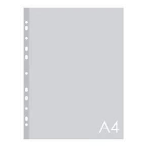 Eurocover A4 PP glänzend Euroscharnier, glänzend, 140mic. [100 Stück]