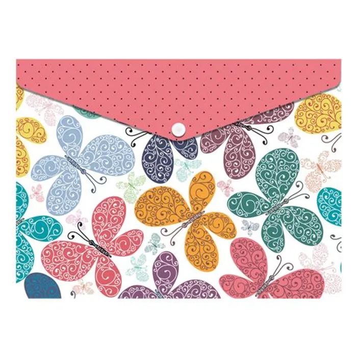 Hauptproduktbild Obal PP s patentkou A4, Butterflies