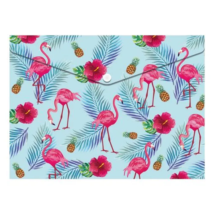 Hauptproduktbild Obal PP s patentkou A4, Flamingo