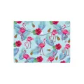 PP-Einband mit Druckknopf A5, Flamingo