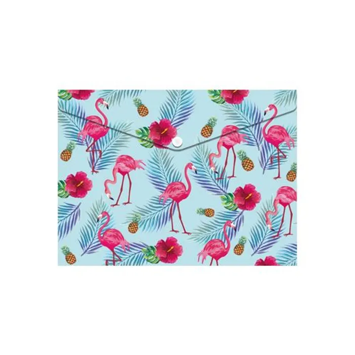 Hauptproduktbild Obal PP s patentkou A5, Flamingo