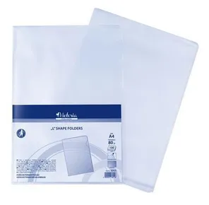 Umschlag, transparent, matt, Typ L, A4, 80 Mikron, VICTORIA [20 Stück]
