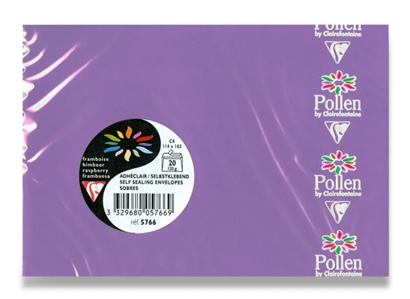 Hauptproduktbild Obálka Clairefontaine, C6, fialová, 20 ks