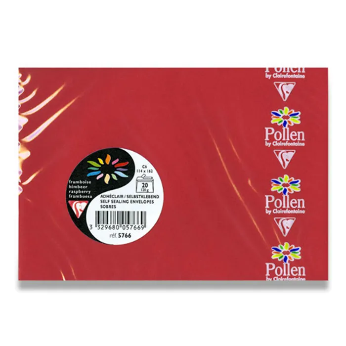 Hauptproduktbild Obálka Clairefontaine, C6, korálová č., 20 ks