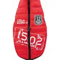Weiteres Produktbild Kleid mit Geschirr Saint-Malo rot S:40cm, Brustumfang:54cm, Halsumfang:40cm