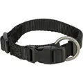PREMIUM-Halsband – schwarz L-XL: 40–65 cm/25 mm