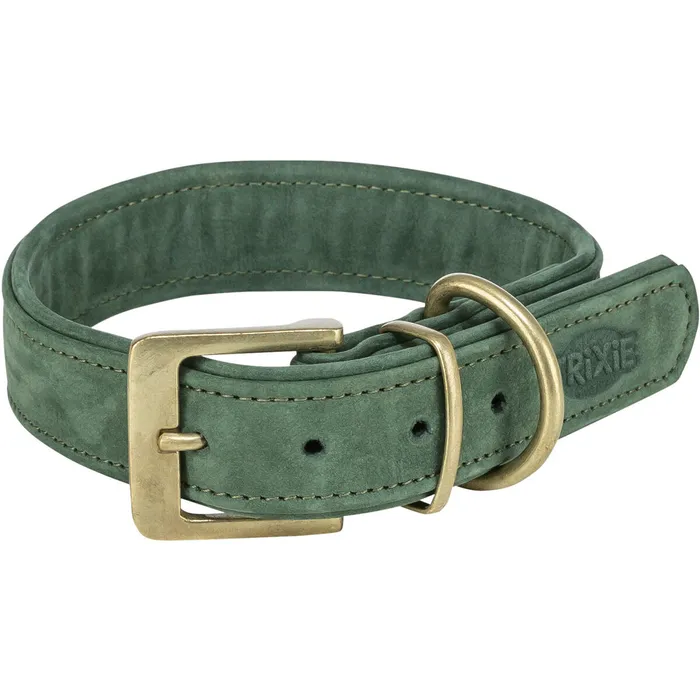 Hauptproduktbild Obojek PURE kožený, šalvějováM: 36-43 cm/ 30 mm