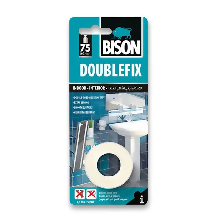 Hauptproduktbild Oboustranná lepicí páska Bison Double fix 19 mm x 1,5 m