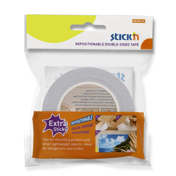 Hauptproduktbild Oboustranná lepicí páska Hopax Stick’n Re-Stick Tape 12 mm x 12 m