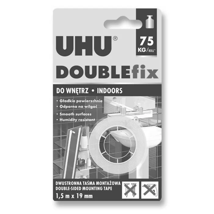 Hauptproduktbild Oboustranná lepicí páska Uhu Double Fix 19 mm x 1,5 m