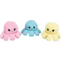 Weiteres Produktbild Doppelseitiger Plüsch-Oktopus mit Sound, 19 cm