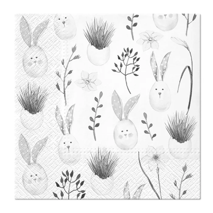 Hauptproduktbild Obrúsky PAW L 33x33cm Rabbit Eggs