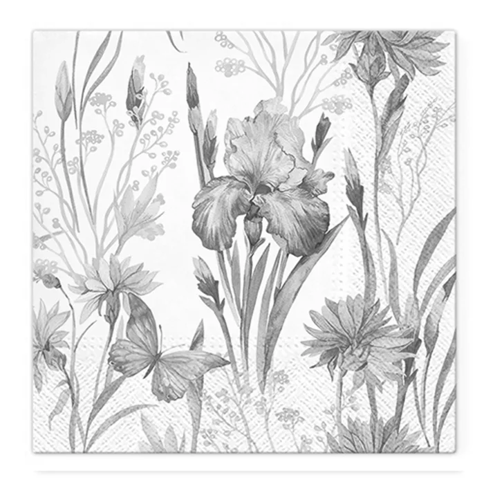 Hauptproduktbild Obrúsky TaT 33x33cm Iris with Butterfly