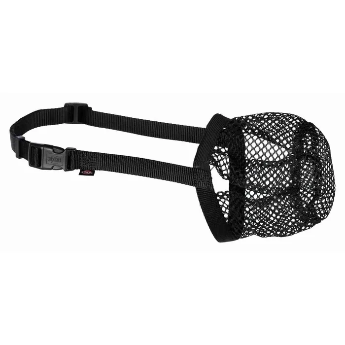 Hauptproduktbild Ochranný náhubek polyester síťka S černý, 18 cm