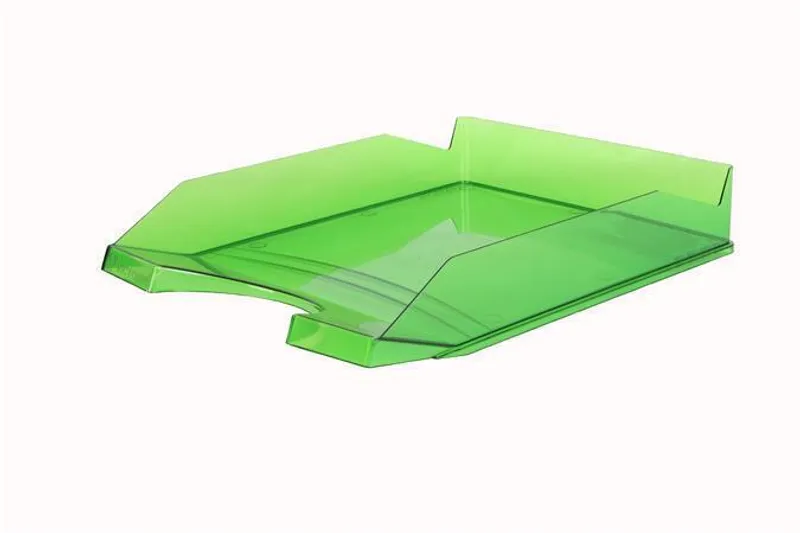 Hauptproduktbild Odkladač, transparentní, zelený, plastový, VICTORIA