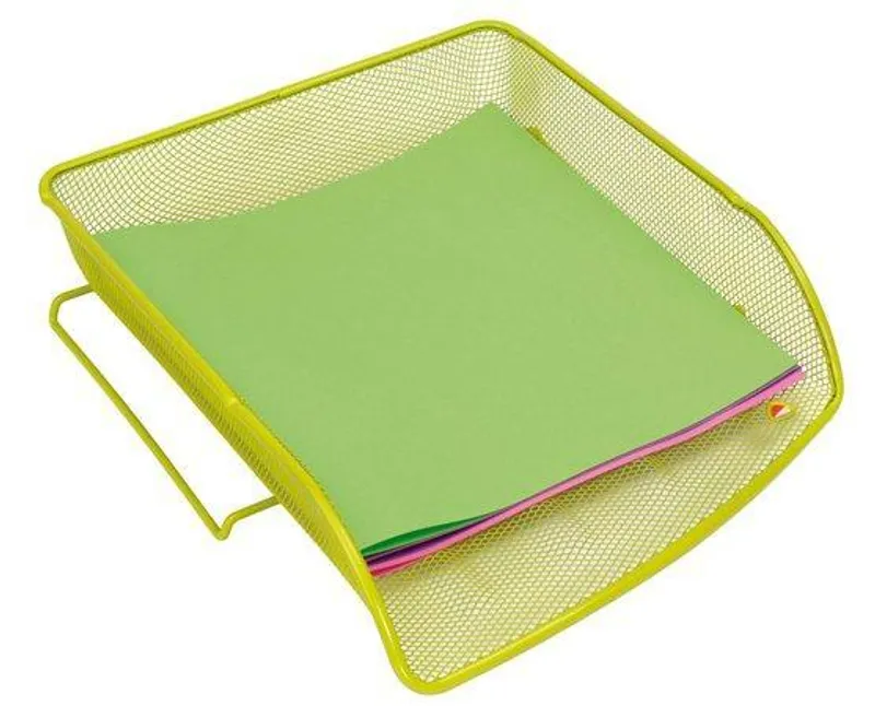 Hauptproduktbild Odkladač, zelená, na dokumenty 24x32, drátěný, ALBA