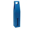 Weinkiste 1 Flasche blau