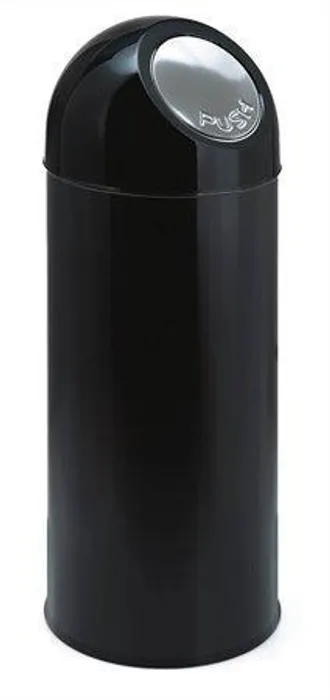 Hauptproduktbild Odpadkový koš, 55 l, kovový, VEPA BINS, černý