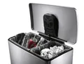 Abfalleimer "Eko", Fußpedal, Edelstahl, matt, 46l, VEPA BINS