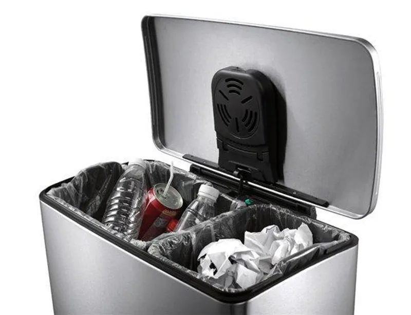Hauptproduktbild Odpadkový koš "Eko", nášlapný pedál, nerez, matný, 46l, VEPA BINS