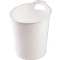 Abfalleimer "Green2Desk", weiß, Kunststoff, FELLOWES