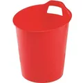 Abfalleimer "Green2Desk", rot, Kunststoff, FELLOWES