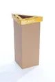 Trian-Mülleimer für gelben Sack, gelb, recycelt, 30 l, RECOBIN