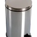 Weiteres Produktbild Abfalleimer, Pedal, Metall, 12 l, Chrom
