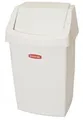 Abfalleimer, mit Klappdeckel, 25 l, CURVER „Click-it“ weiß