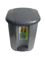 Abfalleimer, grau, pedalbetrieben, aus Kunststoff, 15 l, CURVER