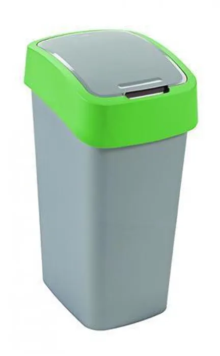 Hauptproduktbild Odpadkový koš, zelená/šedá, na tříděný odpad, 50 l, CURVER