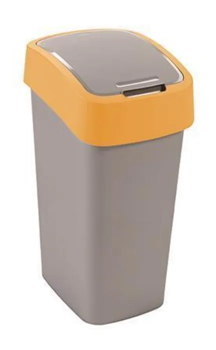 Hauptproduktbild Odpadkový koš, žlutá/šedá, na tříděný odpad, 50 l, CURVER