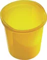 Abfalleimer, gelb, durchsichtig, 13l, HELIT