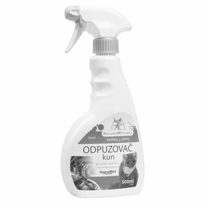 Hauptproduktbild Odpuzovač kun z motorů aut, půdních prostor domů, z chlévů 500 ml rozprašovač