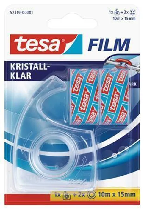 Hauptproduktbild Odvíječ "57319", 2 ks lepící pásky 15mm x 10 m, TESA