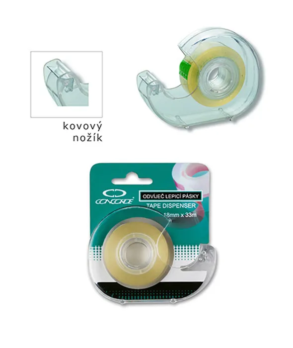 Hauptproduktbild Odvíječ lepicí pásky CONCORDE Praktik,18mmx33m