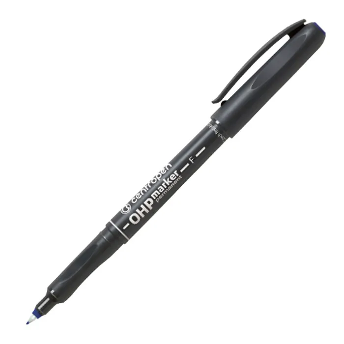 Hauptproduktbild OHP permanentní popisovač 0,6 mm Centropen 2636 F modrý