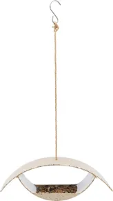 Oko - Futterspender für draußen zum Aufhängen, 32,5 x 12 x 10,1 cm, braun