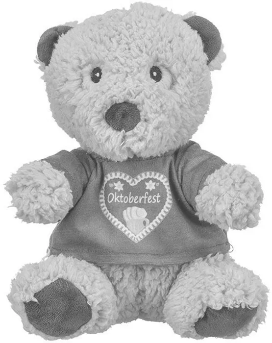 Hauptproduktbild Oktoberfest Teddy, plyšový medvídek bez zvuku, 27 cm, béžová/hnědá - LIMITOVANÁ NABÍDKA