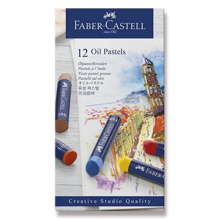 Hauptproduktbild Olejové pastely Faber-Castell 127012 12 barev