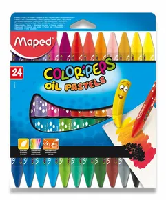 Olejové pastely Maped Color'Peps Oil Pastels  24 barev