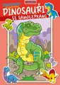 Malbuch - A4 - mit Aufklebern - Dinosaurier