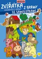 Malbuch - A4 - mit Aufklebern - Nutztiere