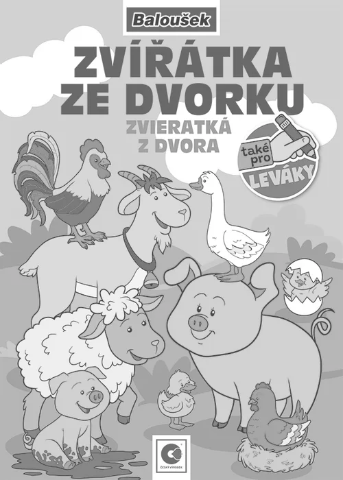 Hauptproduktbild Omalovánka A5 - Zvířátka ze dvorku