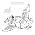 Weiteres Produktbild Malbuch Kleben und ausmalen! Dino