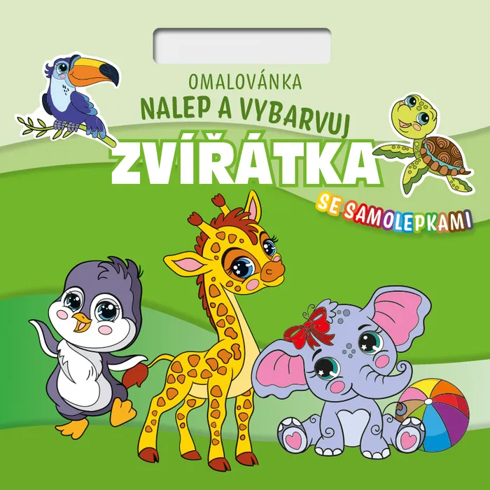 Hauptproduktbild Omalovánka Nalepuj a vybarvuj! Zvířátka