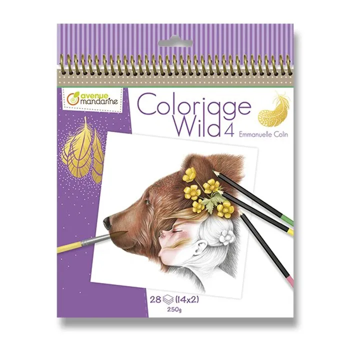 Hauptproduktbild Omalovánky Avenue Mandarine Coloriage Wild typ 4
