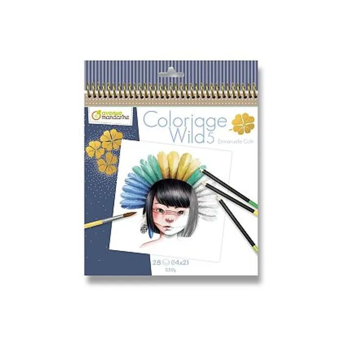 Hauptproduktbild Omalovánky Avenue Mandarine Coloriage Wild - typ 5